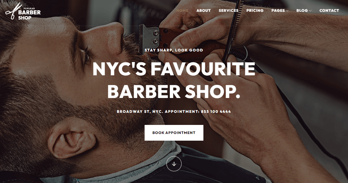 Barber Shop Site